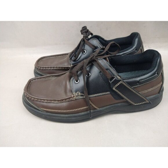Orthofeet 422 Baton Rouge Men's Brown Black Comfort Shoes Size 12 D - Picture 3 of 9